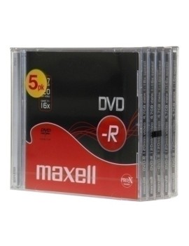 Dvd-R Maxell 4,7Gb 16X Jewel Case P/5