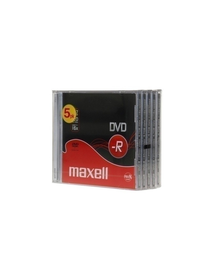 Dvd-R Maxell 4,7Gb 16X Jewel Case P/5