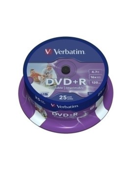Dvd +R Verbatim 4.7Gb 16X Spindle 25