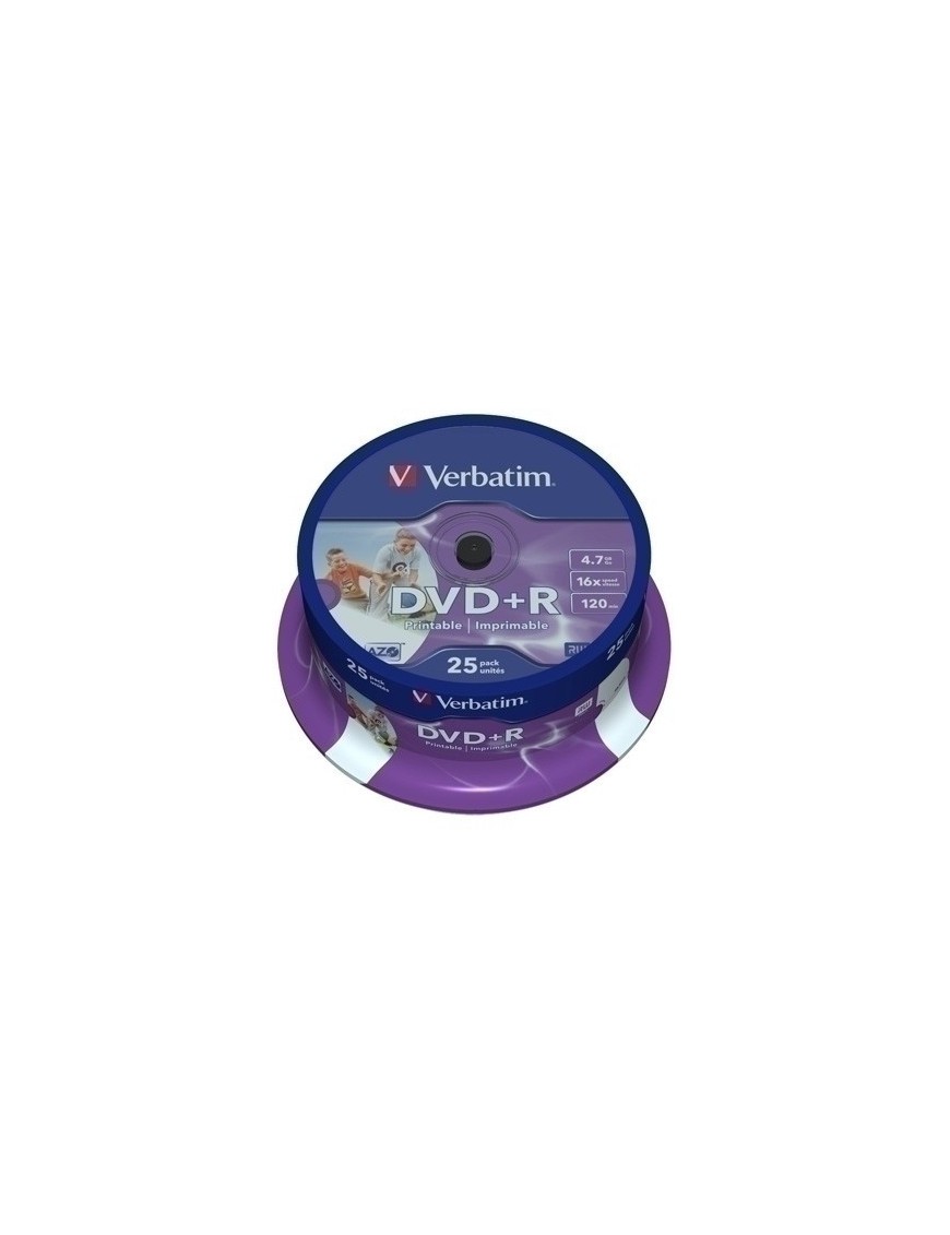 Dvd +R Verbatim 4.7Gb 16X Spindle 25