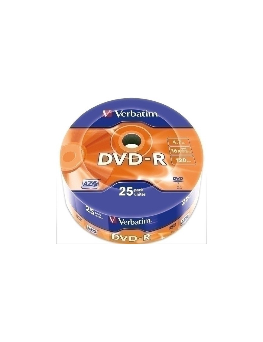 Dvd -R Verbatim 4.7Gb 16X Spindle 25