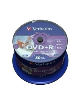 Dvd +R Verbatim 4.7Gb 16X Spindle 50