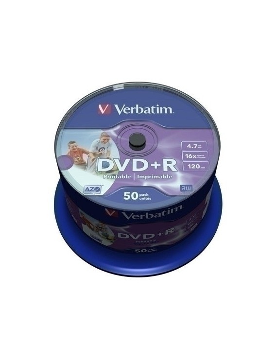 Dvd +R Verbatim 4.7Gb 16X Spindle 50