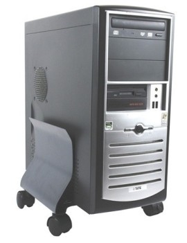 Soporte Cpu Fellowes Con Ruedas Grafito