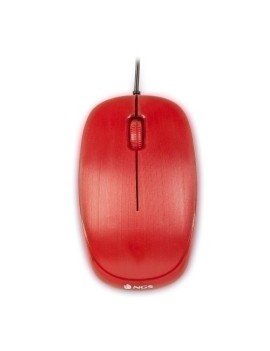 Raton Ngs Flame Optico Usb Rojo