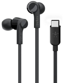 Auriculares Belkin Boton Usb-C Negro