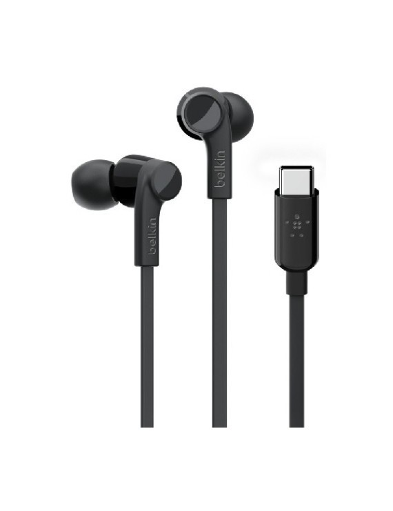 Auriculares Belkin Boton Usb-C Negro