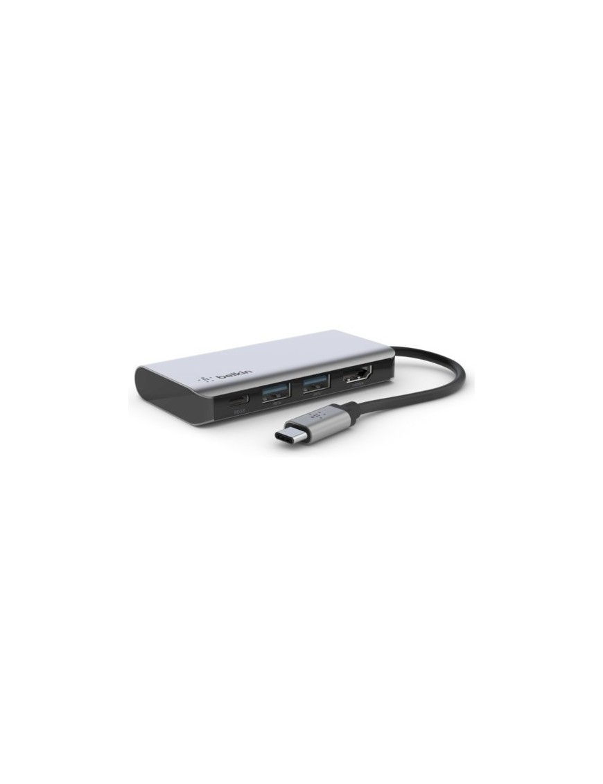 Adaptador Belkin Usb-C A Usb-C Pd, 2X Us