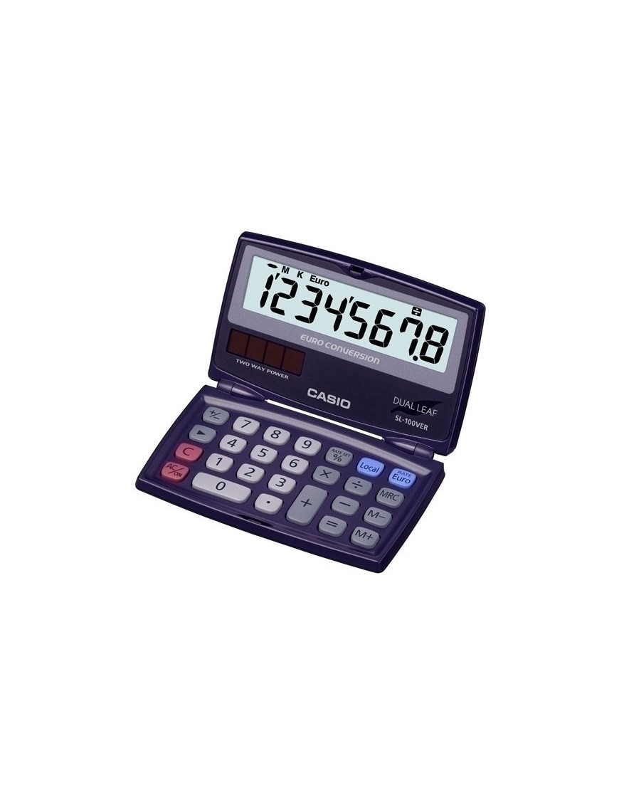 Calculadora Bols.Casio  8 Dig. Sl-100Ver