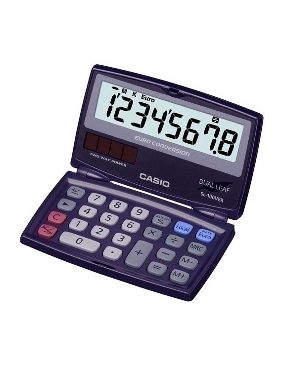 Calculadora Bols.Casio  8 Dig. Sl-100Ver