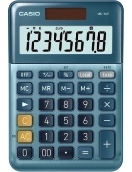 Calculadora Mesa Casio 8 Dig. Ms-80E/Ver