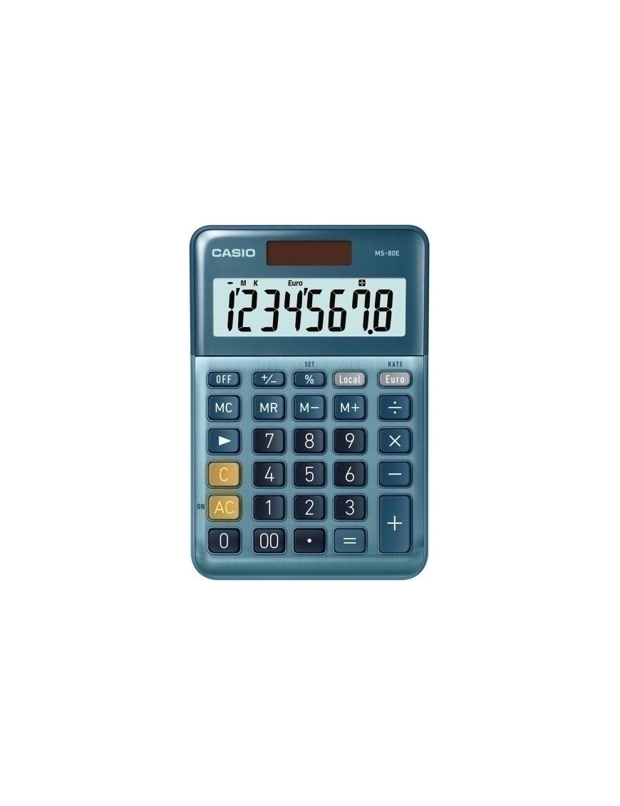 Calculadora Mesa Casio 8 Dig. Ms-80E/Ver