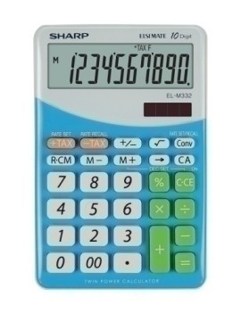 Calculadora Sobr.Sharp 10 Dig. El-M332 A