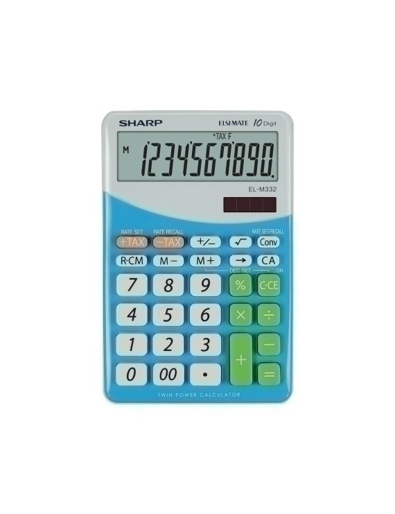 Calculadora Sobr.Sharp 10 Dig. El-M332 A