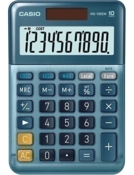 Calculadora Mesa Casio 10 Dig.Ms-100 Em