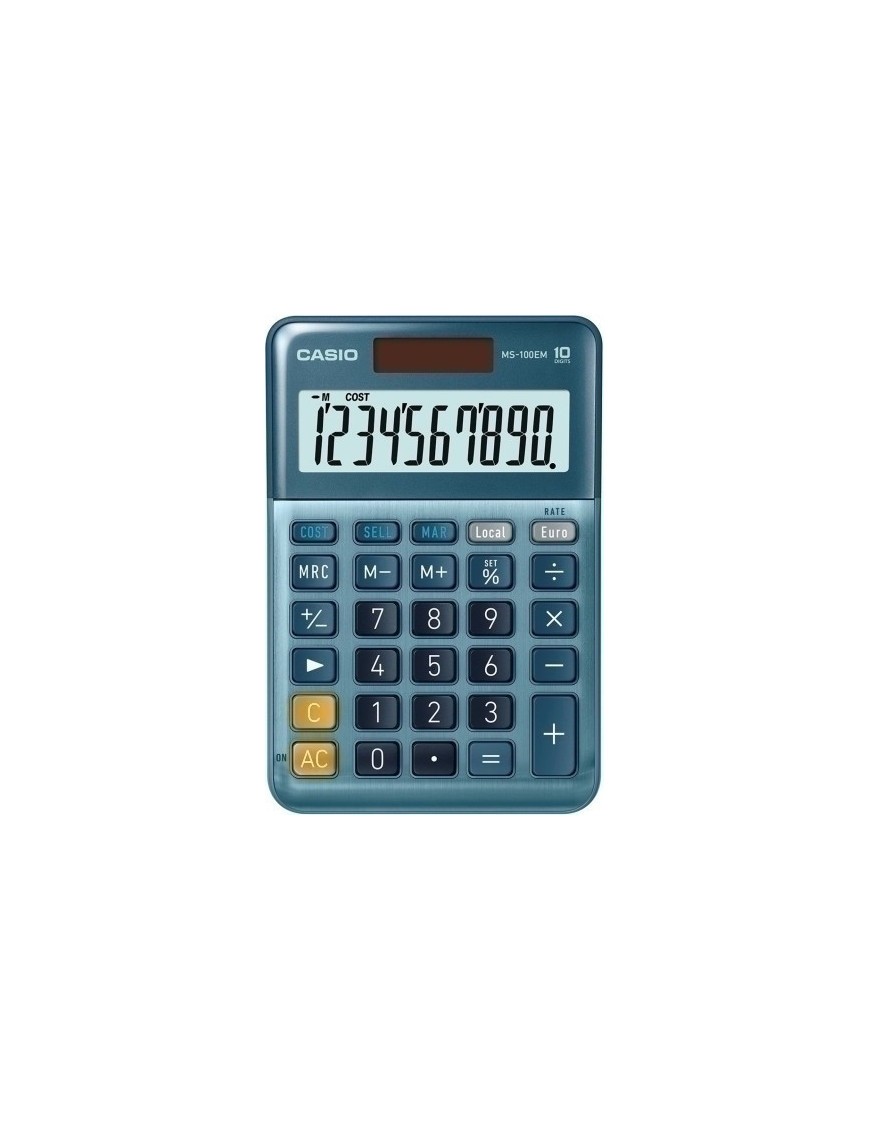 Calculadora Mesa Casio 10 Dig.Ms-100 Em