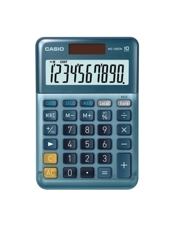 Calculadora Mesa Casio 10 Dig.Ms-100 Em