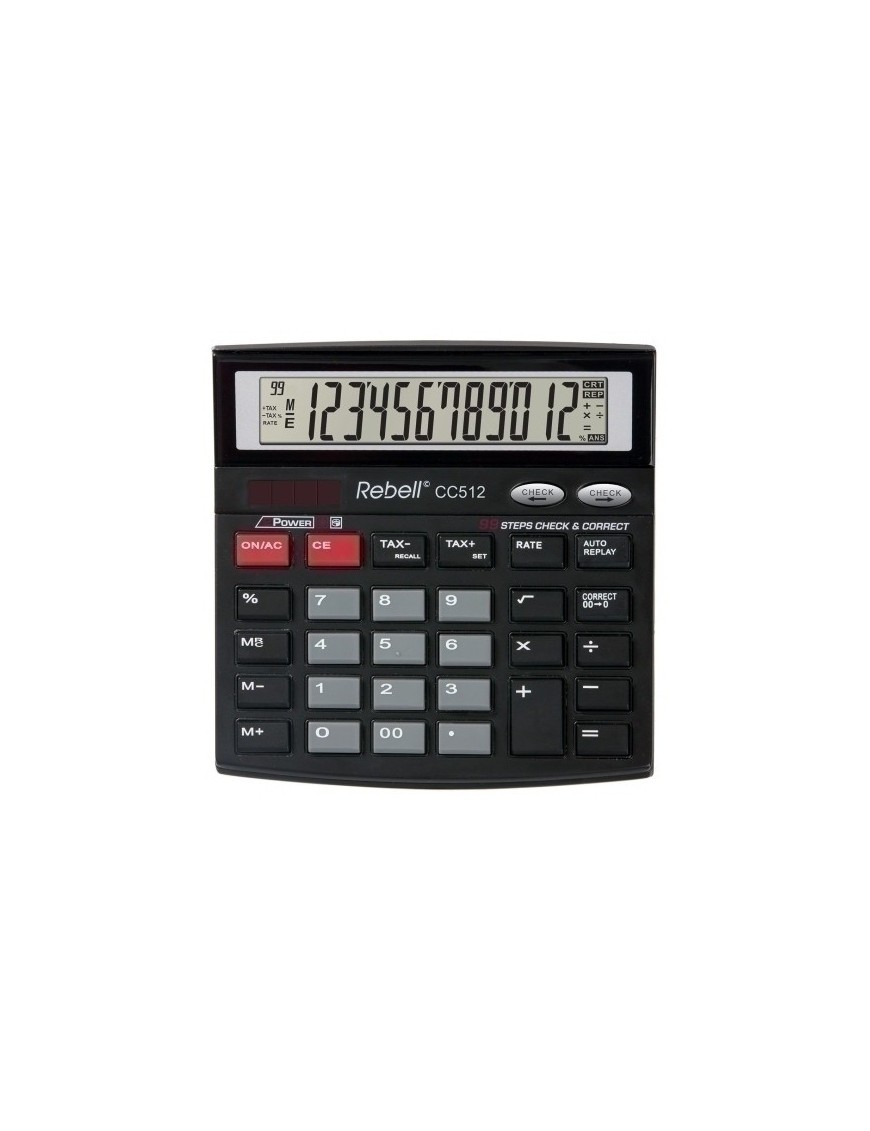 Calculadora Sobr.Rebell 12 Dig. Cc512 Bx