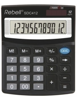 Calculadora Sobr.Rebell 12 Dig. Sdc412