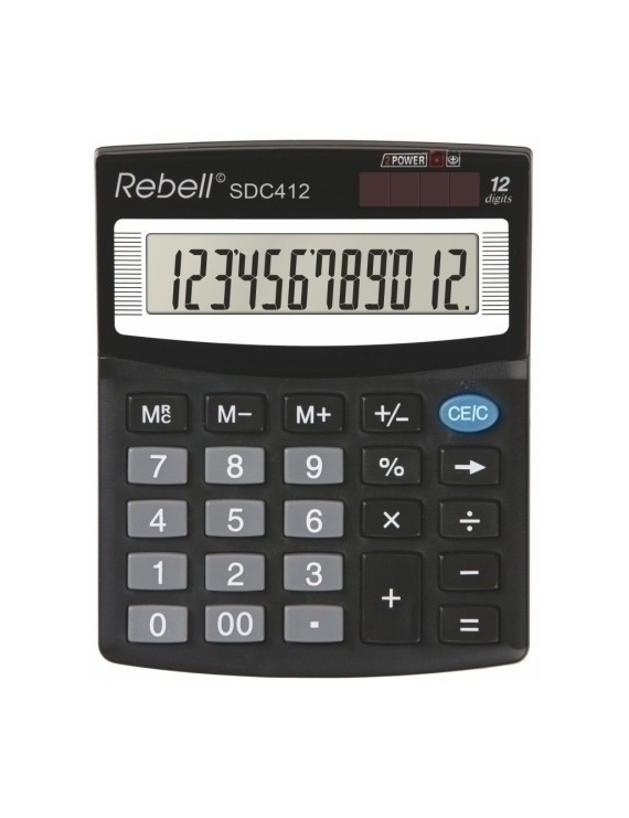 Calculadora Sobr.Rebell 12 Dig. Sdc412