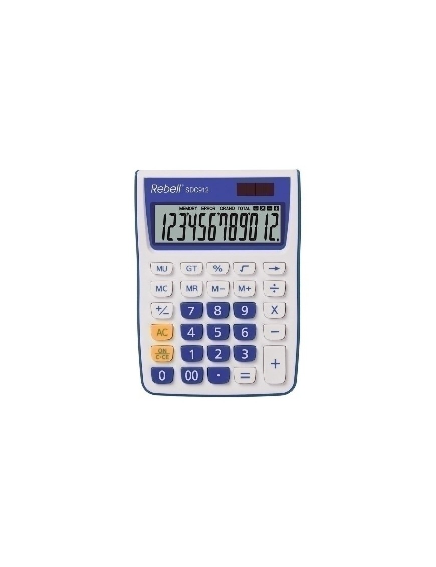 Calculadora Mesa Rebell 12 Dig. 912 Azul