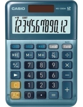Calculadora Mesa Casio 12 Dig. Ms-120 Em