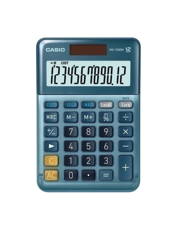 Calculadora Mesa Casio 12 Dig. Ms-120 Em