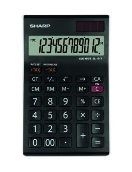 Calculadora Sobr.Sharp 12 Dig. El-124T