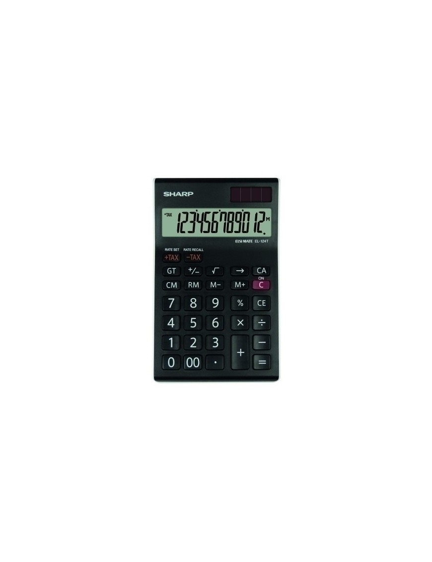 Calculadora Sobr.Sharp 12 Dig. El-124T