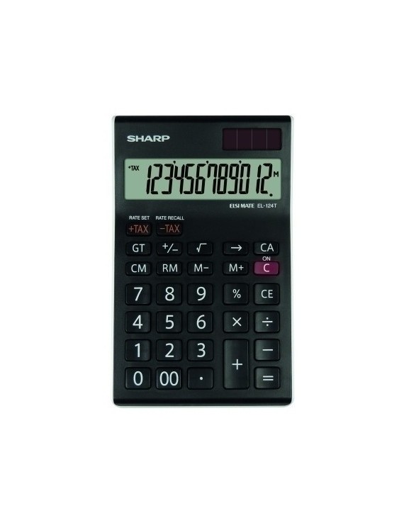 Calculadora Sobr.Sharp 12 Dig. El-124T