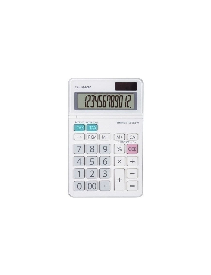 Calculadora Sobr.Sharp 12 Dig. El-320W