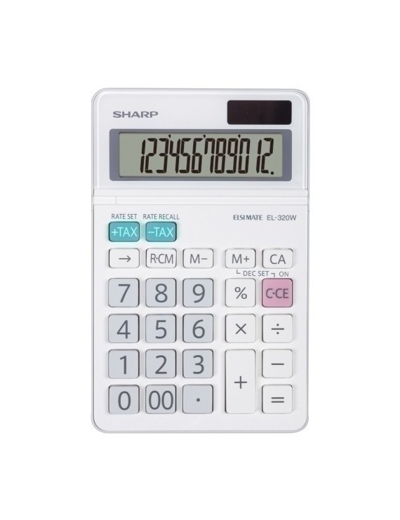 Calculadora Sobr.Sharp 12 Dig. El-320W