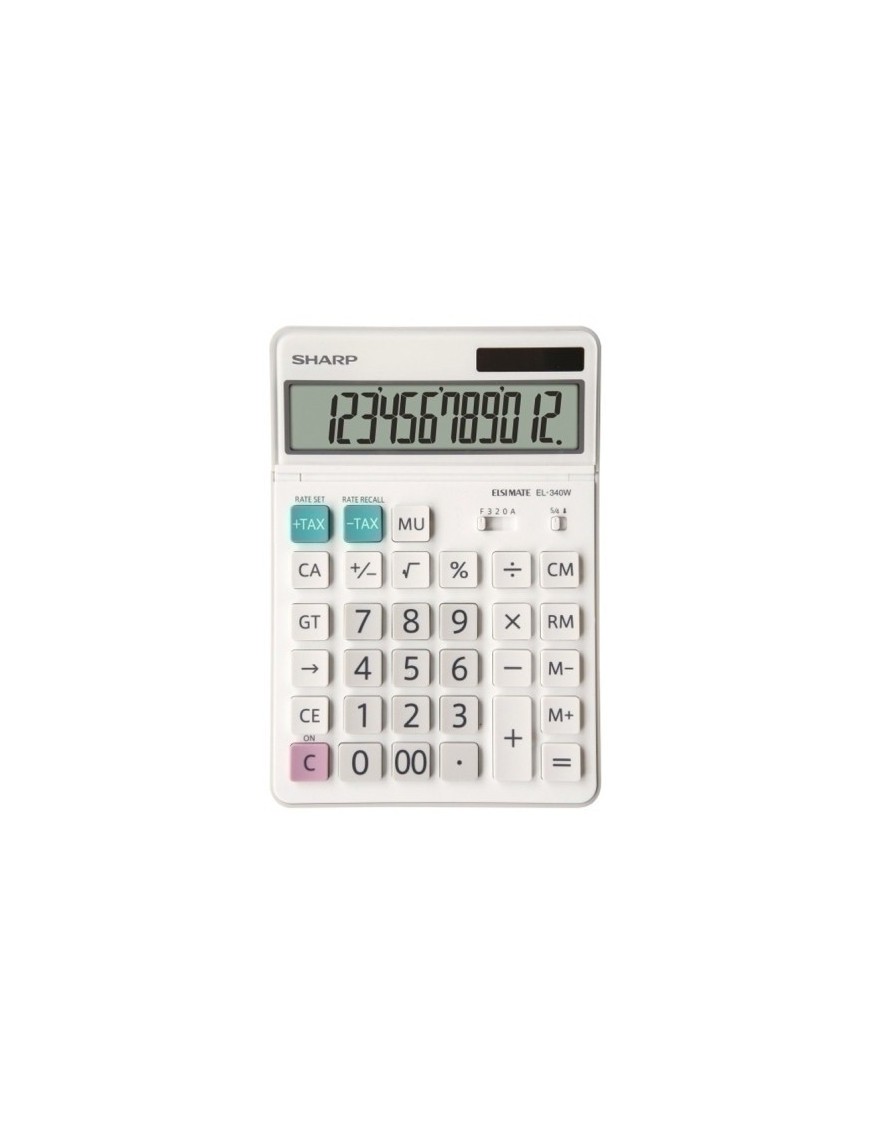 Calculadora Sobr.Sharp 12 Dig. El-340W