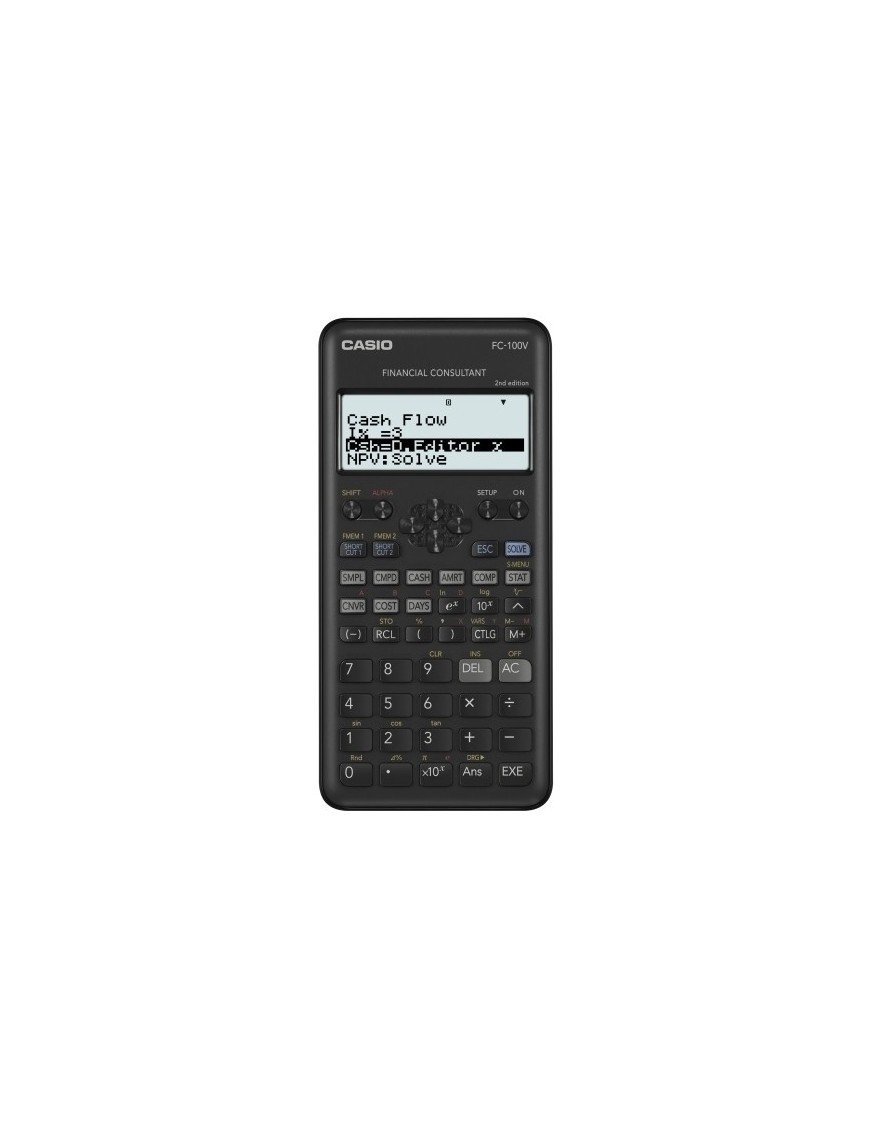 Calculadora Fin.Casio 10+2 Dig. Fc-100-V