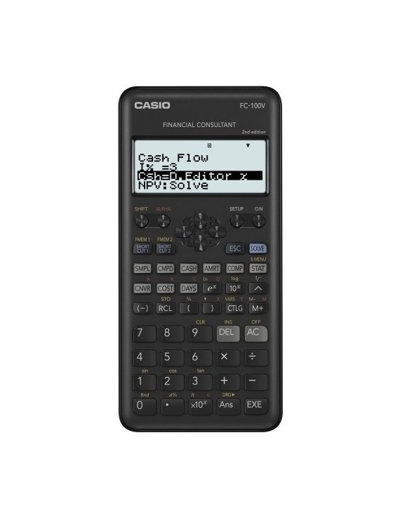 Calculadora Fin.Casio 10+2 Dig. Fc-100-V