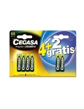 Pilas Cegasa Aaa Plus (Mn2400-Lr03) B6