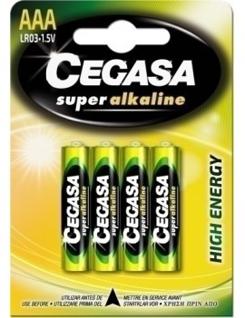 Pilas Cegasa Alcalina Lr03 B/4