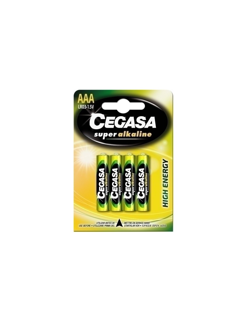 Pilas Cegasa Alcalina Lr03 B/4