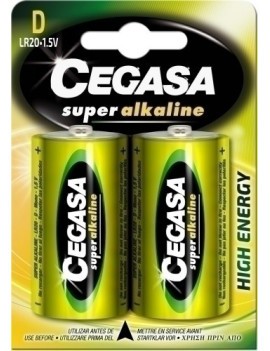 Pilas Cegasa Alcalina Lr20 B/2