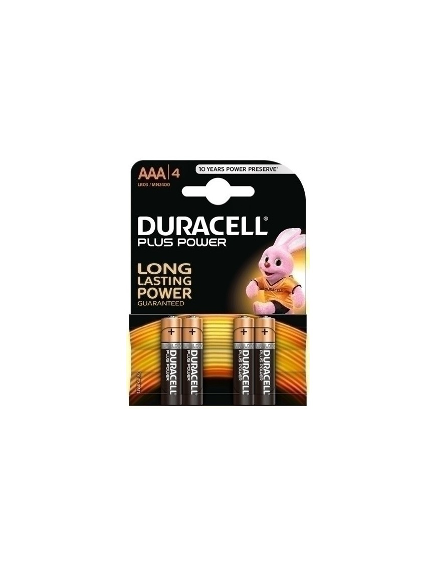 Pilas Duracell Aaa Plus (Mn2400-Lr03) B4