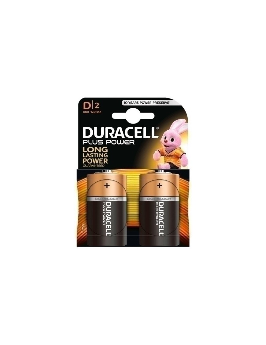 Pilas Duracell D Plus (Mn1300-Lr20) B/2