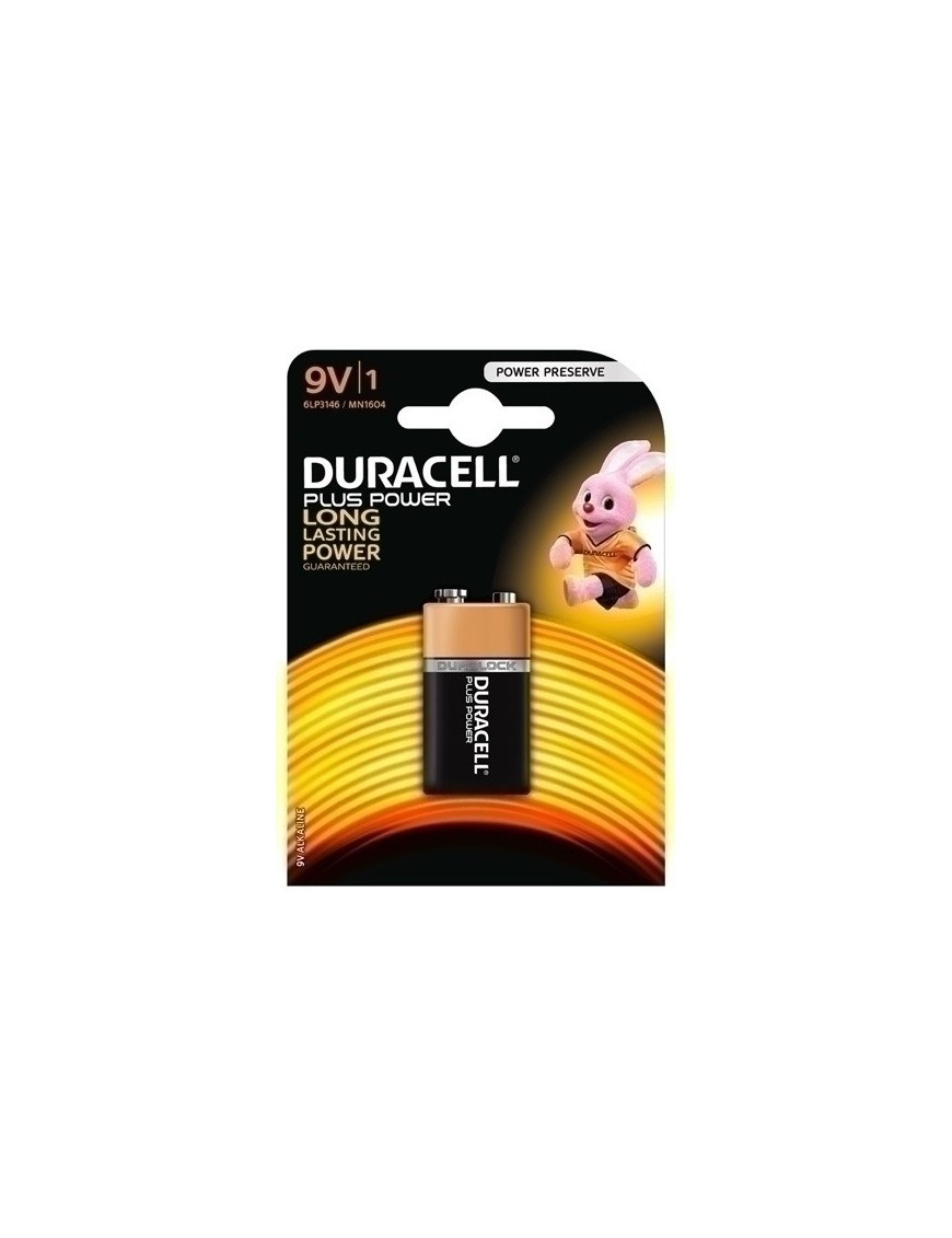 Pilas Duracell 9V Plus(Mn1604-6Lr61) B/1