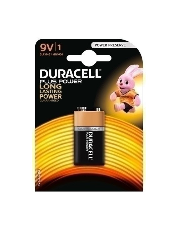 Pilas Duracell 9V Plus(Mn1604-6Lr61) B/1