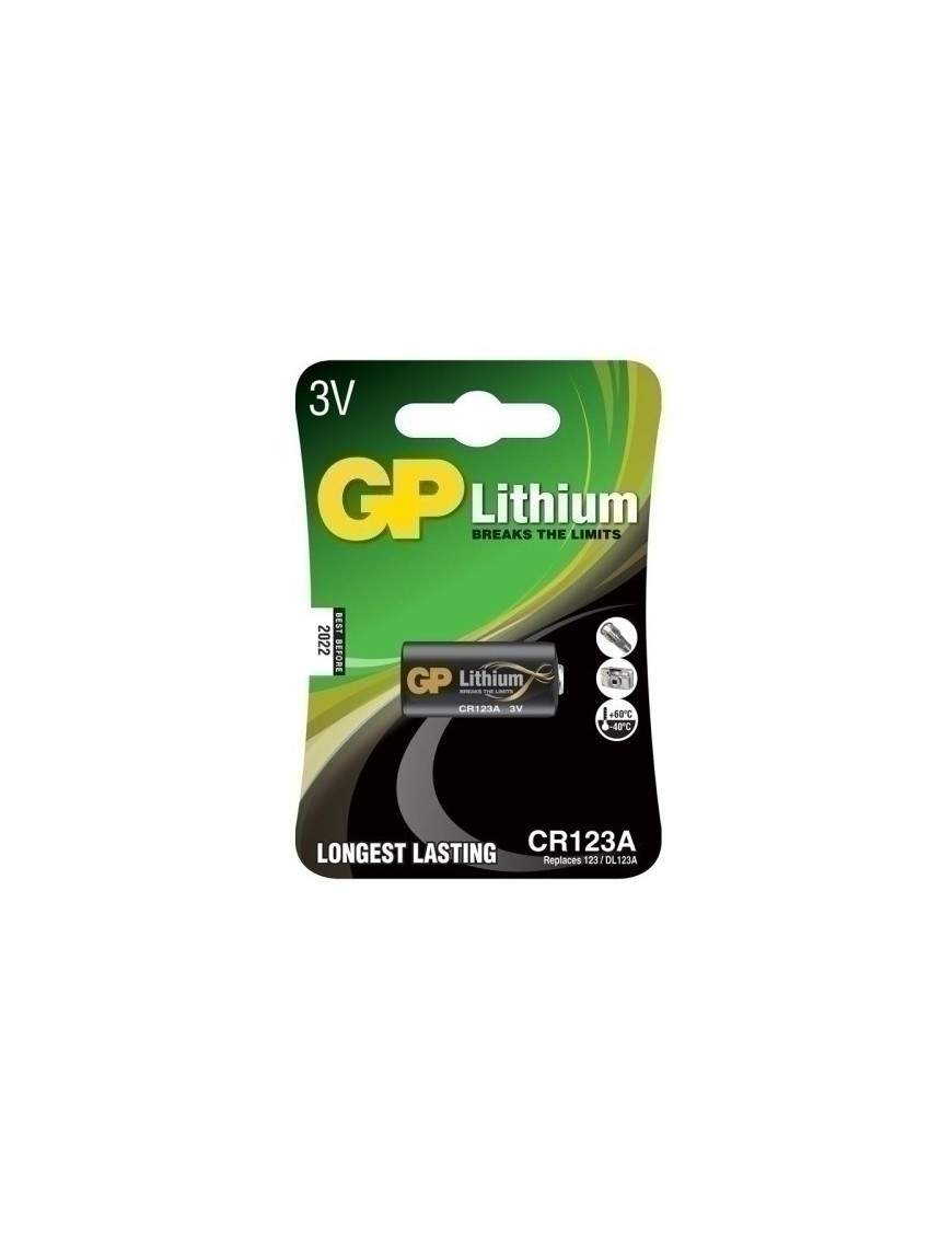 Pilas Litio Gp 123A 3 Voltios B/1