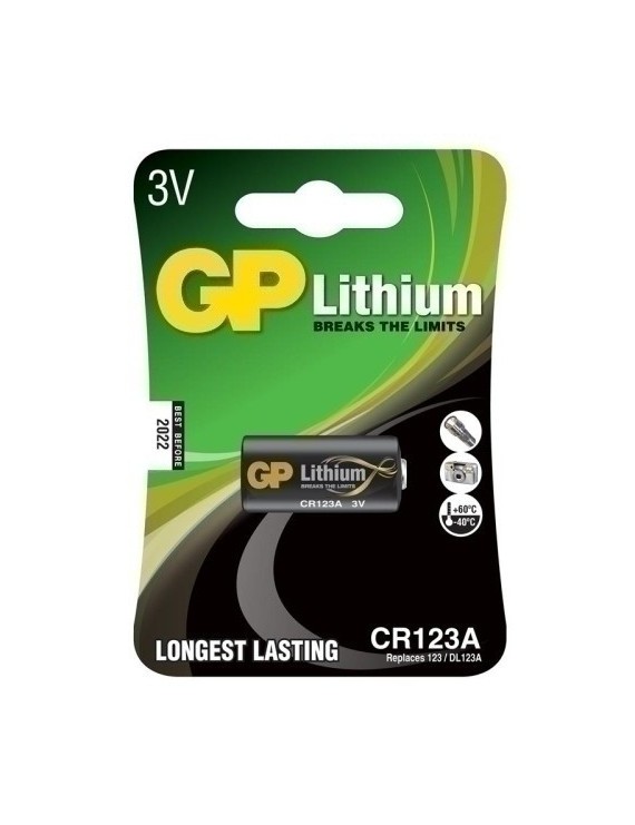 Pilas Litio Gp 123A 3 Voltios B/1