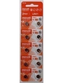 Pilas Maxell Micro Lr0041W  1,5V Bl.10