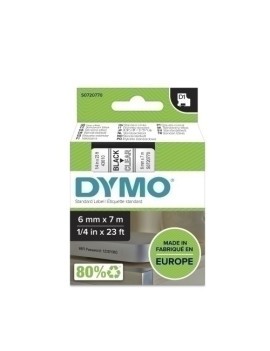 Cinta Rot.Dymo Lm D1 7M  6 Negr.S/Transp