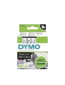 Cinta Rot.Dymo Lm D1 7M  9 Negr.S/Transp