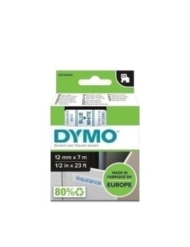 Cinta Rot.Dymo Lm D1 7M 12 Azul S/Blanco