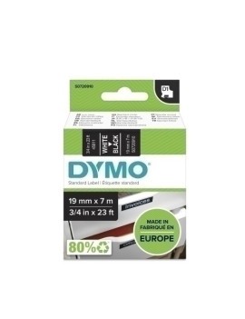 Cinta Rot.Dymo Lm D1 7M 19 Blanc.S/Negro